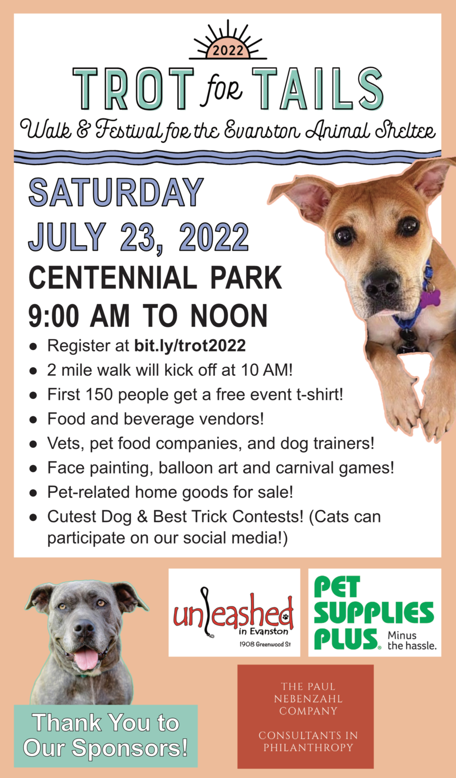Events for September 2024 Evanston Animal Shelter